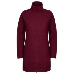 FRILUFTS KALAJOKI KNITTED COAT Damen Fleecejacke BIKING RED