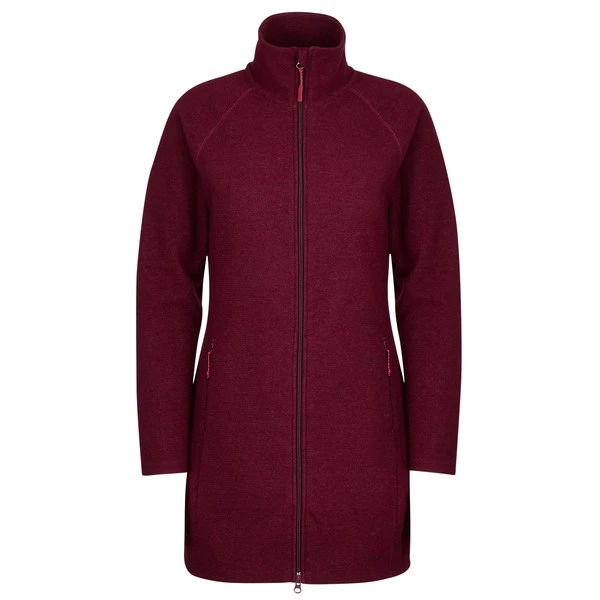 FRILUFTS KALAJOKI KNITTED COAT Damen Fleecejacke BIKING RED 1 FRILUFTS KALAJOKI KNITTED COAT Damen Fleecejacke BIKING RED