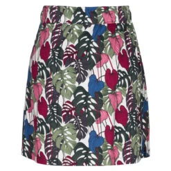 FRILUFTS HEDJE AOP SKORT Damen Skort BEET RED AOP MONSTERA -Camping Verkauf 5637933257 c hedje aop skort frilufts 24