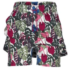 FRILUFTS HEDJE AOP SKORT Damen Skort BEET RED AOP MONSTERA -Camping Verkauf 5637933257 d hedje aop skort frilufts 24