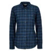FRILUFTS KANGIARA L/S SHIRT Damen Outdoor Hemd DARK SAPPHIRE/ESTATE BLUE CHEC