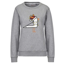FRILUFTS OMAUI X-MAS SWEATER Damen Sweatshirt SMOKED PEARL X-MAX SEAGULL FAI