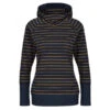FRILUFTS DUNCAN HOODED LONGSLEEVE Damen Funktionsshirt DARK SAPPHIRE/GOLDEN BROWN STR