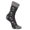 FRILUFTS VILLARRICA X-MAS TREE SEAGULL SOCKS Unisex Freizeitsocken SMOKED PEARL