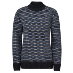 FRILUFTS KARAKOL KNITTED SWEATER Damen Wollpullover DARK SAPPHIRE