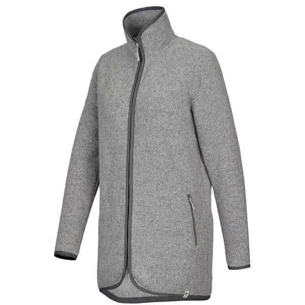 FRILUFTS REILA KNITTED FLEECE LONGJACKET Damen Fleecejacke SMOKED PEARL 2 FRILUFTS REILA KNITTED FLEECE LONGJACKET Damen Fleecejacke SMOKED PEARL - Image 2