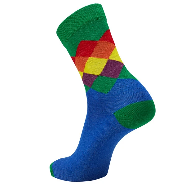 FRILUFTS VILLARRICA ARGYLE SOCKS Unisex Freizeitsocken DARK BLUE 2 FRILUFTS VILLARRICA ARGYLE SOCKS Unisex Freizeitsocken DARK BLUE - Image 2
