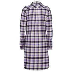 FRILUFTS RINDAL LONGSHIRT Damen Kleid NIGHT SHADE/CHALK VIOLET CHECK -Camping Verkauf 5638043164 c rindal longshirt frilufts 24