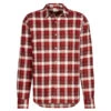 FRILUFTS RINDAL L/S SHIRT Herren Outdoor Hemd FIRED BRICK/BOSSA NOVA CHECKED