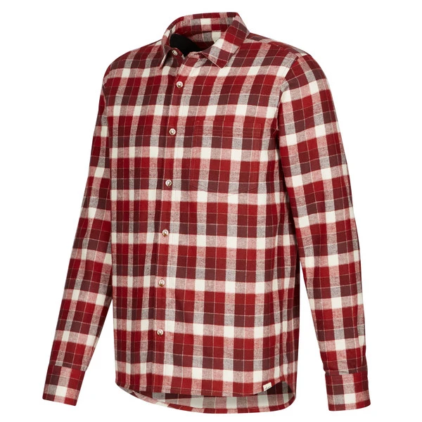 FRILUFTS RINDAL L/S SHIRT Herren Outdoor Hemd FIRED BRICK/BOSSA NOVA CHECKED 2 FRILUFTS RINDAL L/S SHIRT Herren Outdoor Hemd FIRED BRICK/BOSSA NOVA CHECKED - Image 2