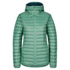 FRILUFTS KLUKUFOSS HOODED DOWN JACKET Damen Daunenjacke MALACHITE GREEN